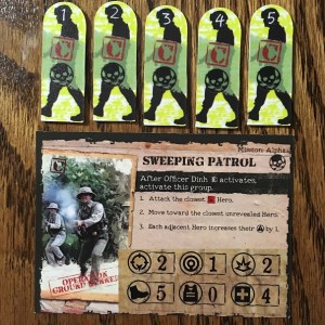 Rambo The Board Game Enemy Card