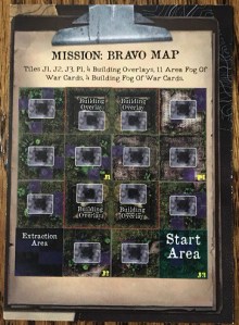 Rambo The Board Game Map Card