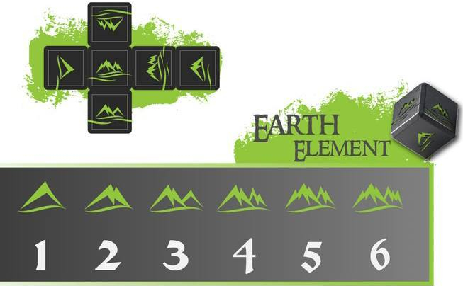 Elemental Dice Earth